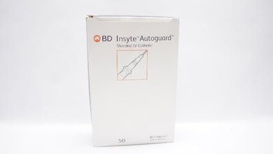 BD 381447 Insyte Autoguard Shielded IV Cath.18GA x 1.88inch 95ml/min - Box of 50